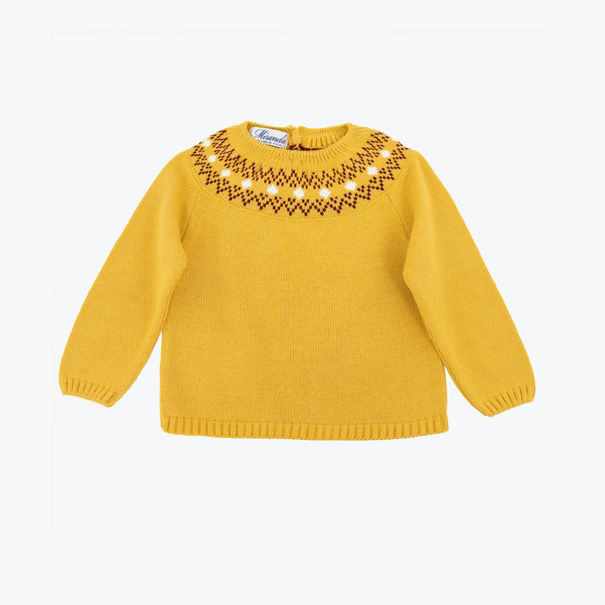 Baby Boy Yellow Knit Sweater