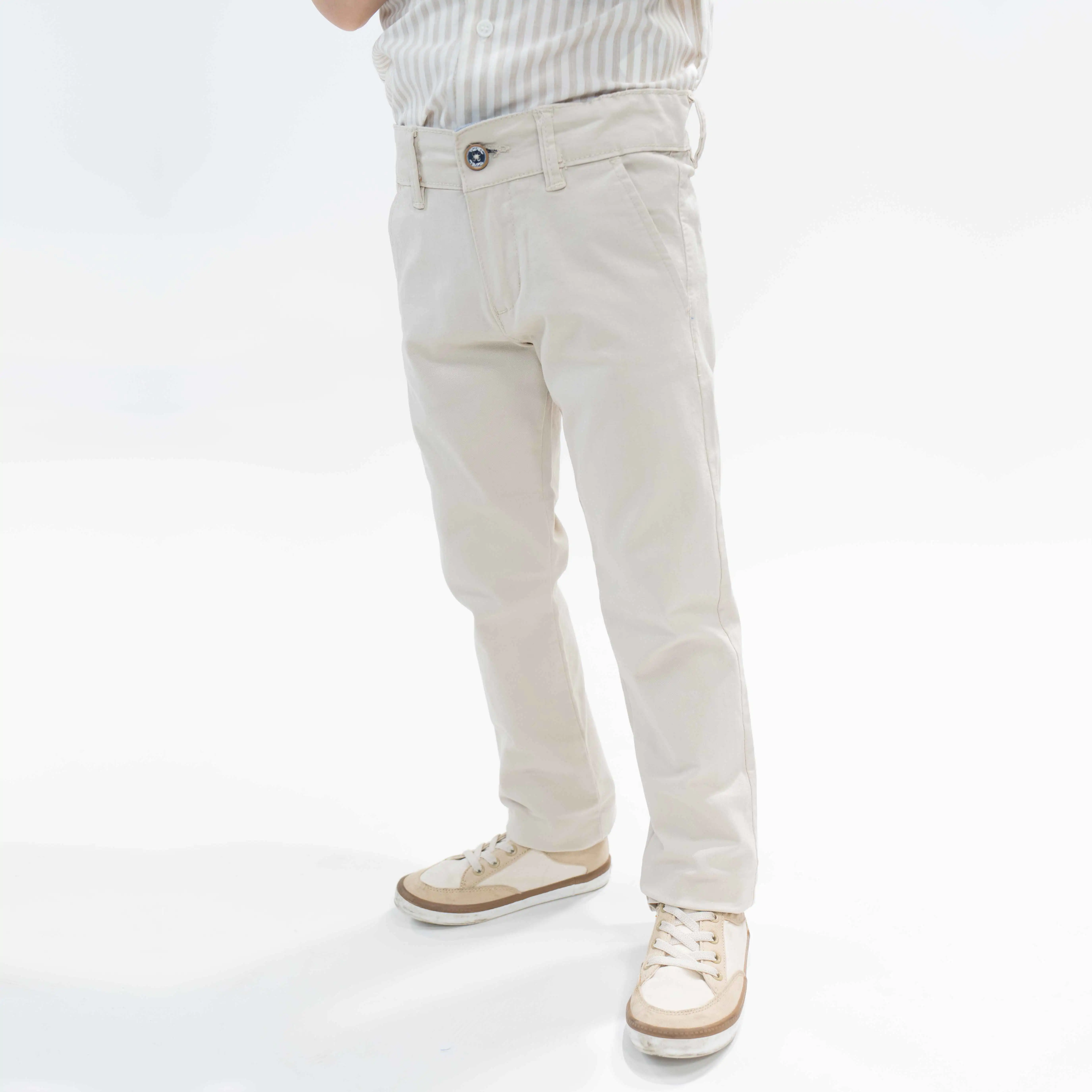 Boys Beige Pants