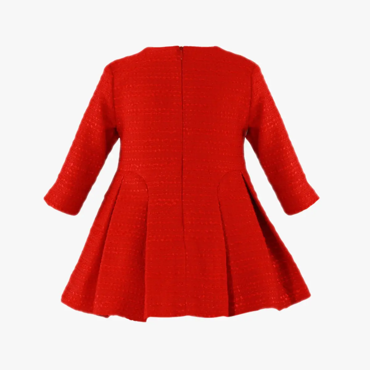 Girls Red Wool Dress