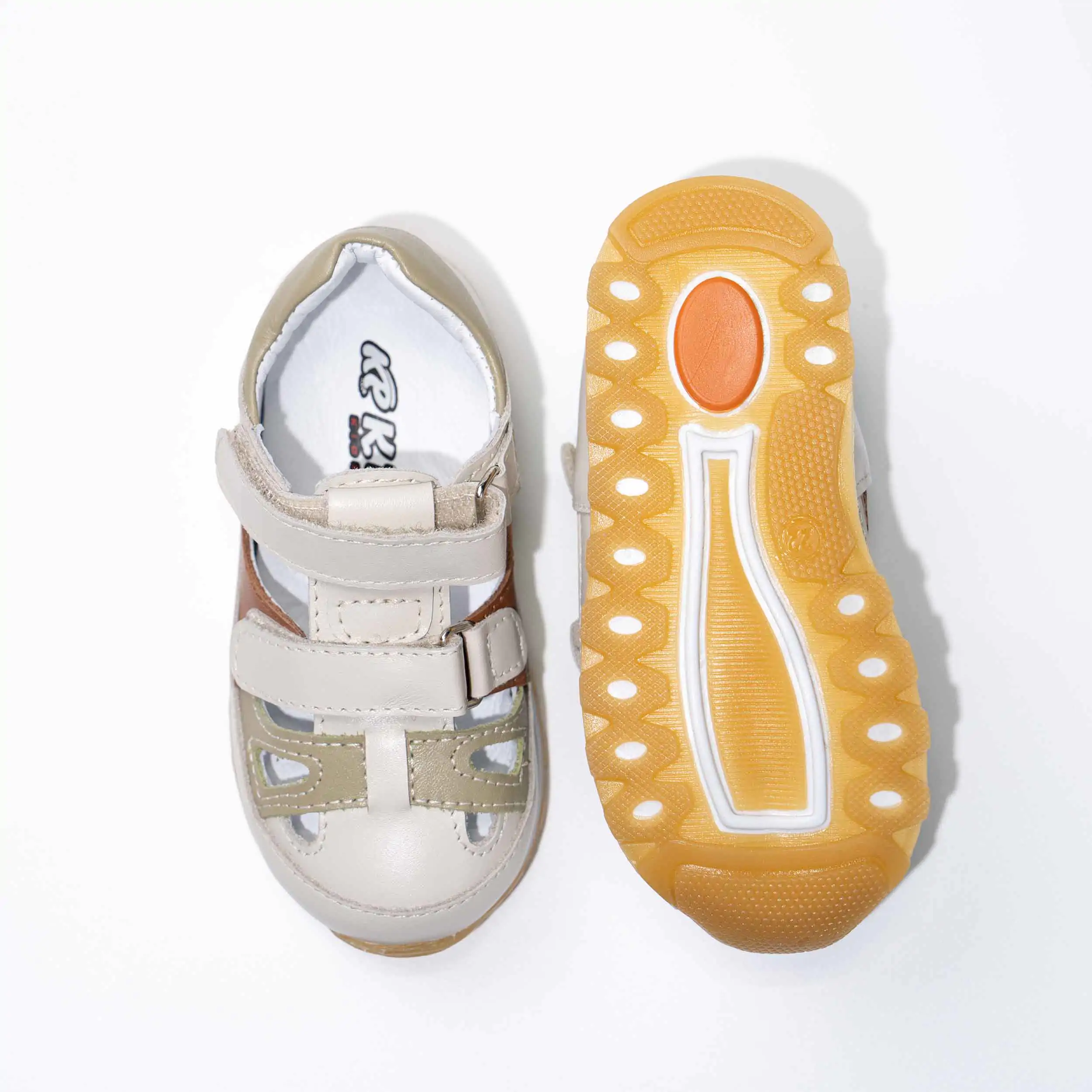 Ivory Leather Sandals