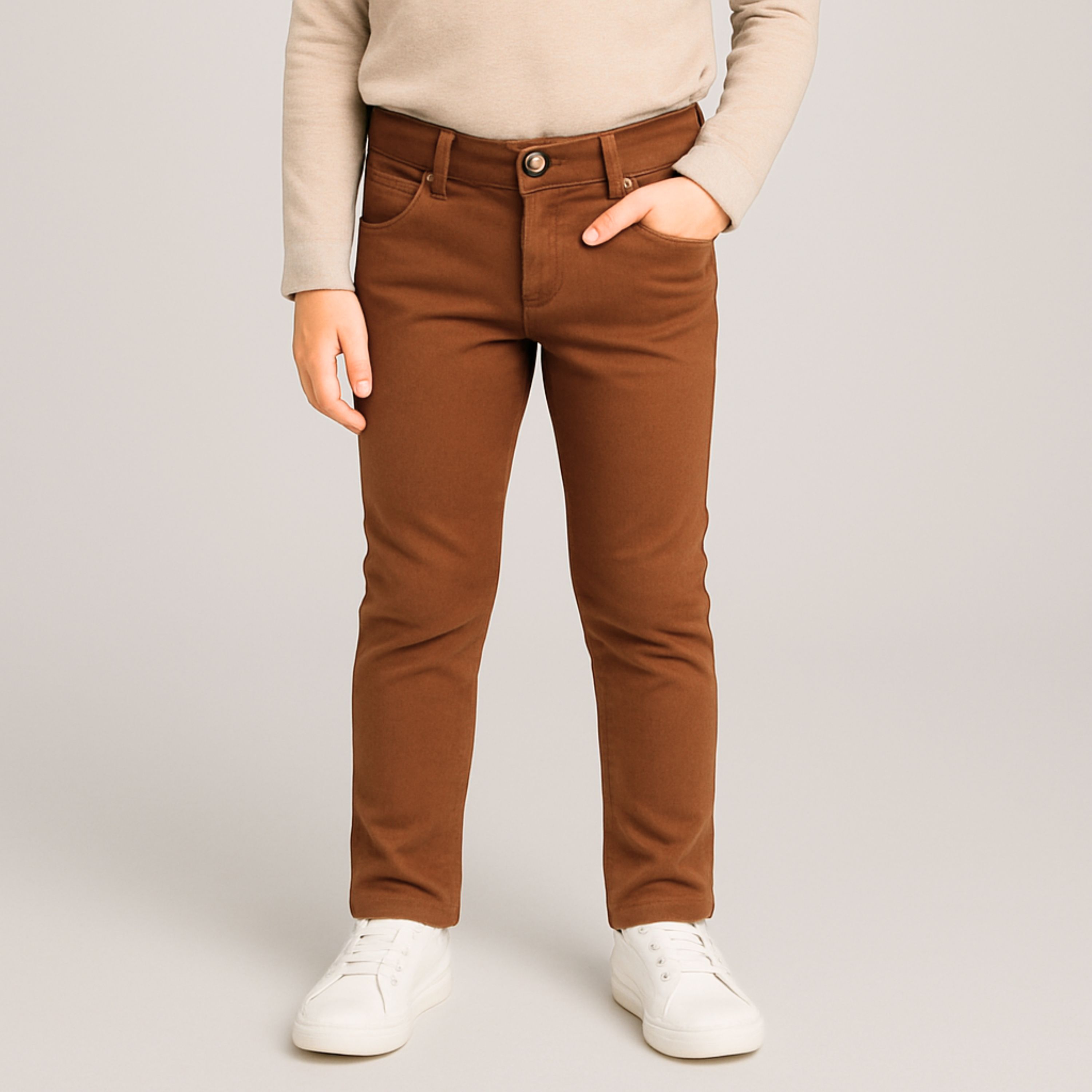 Boys Brown Pants