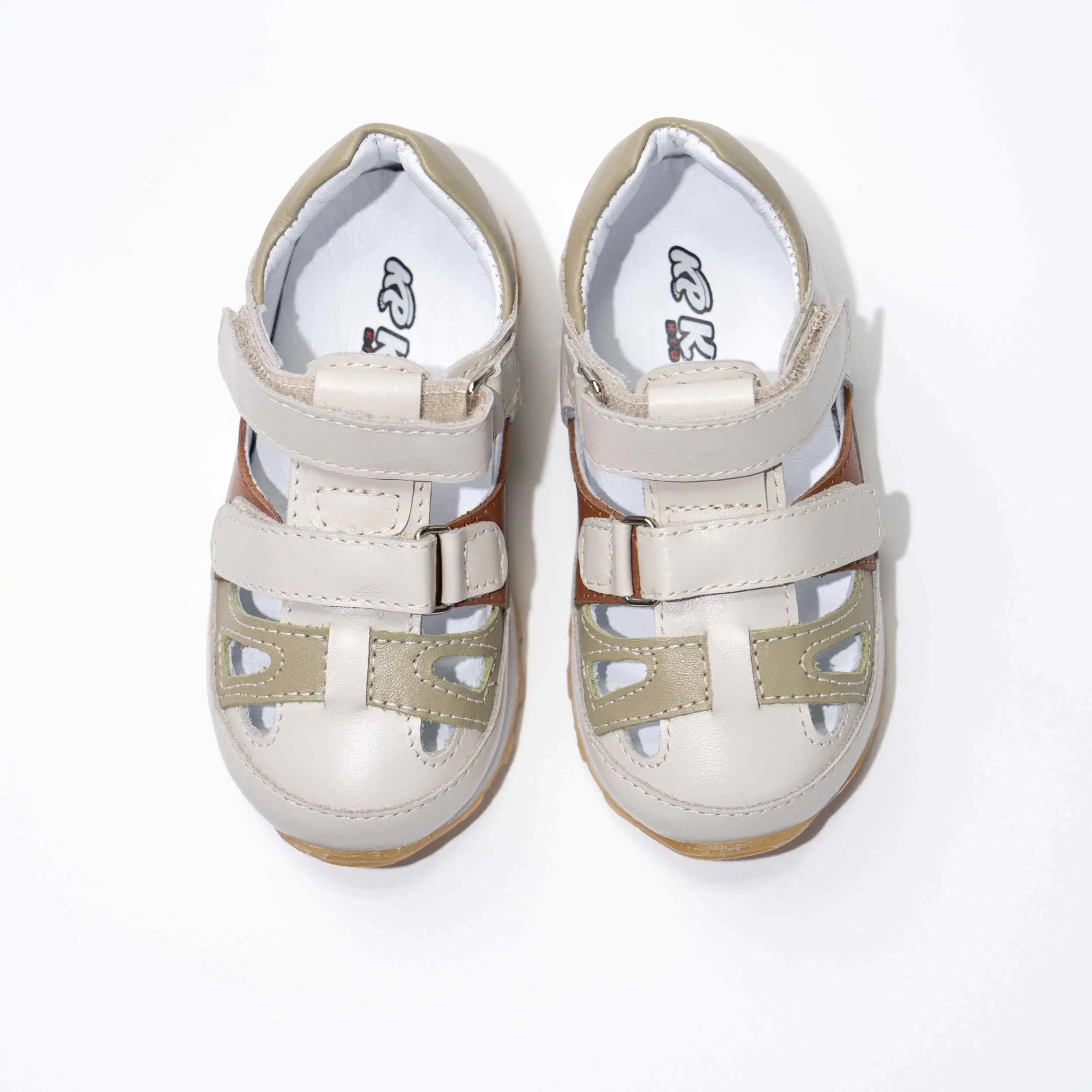 Ivory Leather Sandals