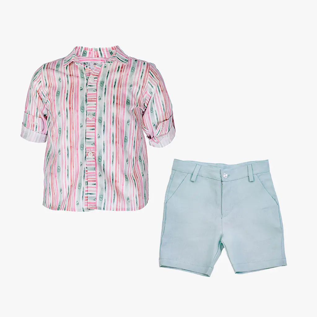 Boys Multicolor Cotton Set