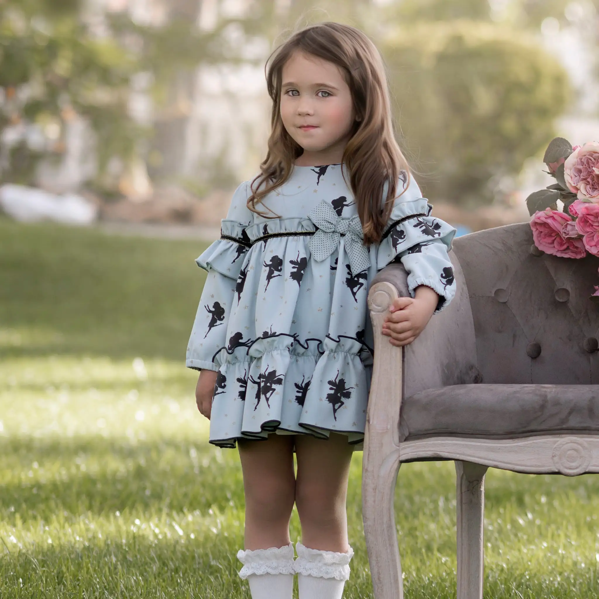 Girls Blue Fairy Dress