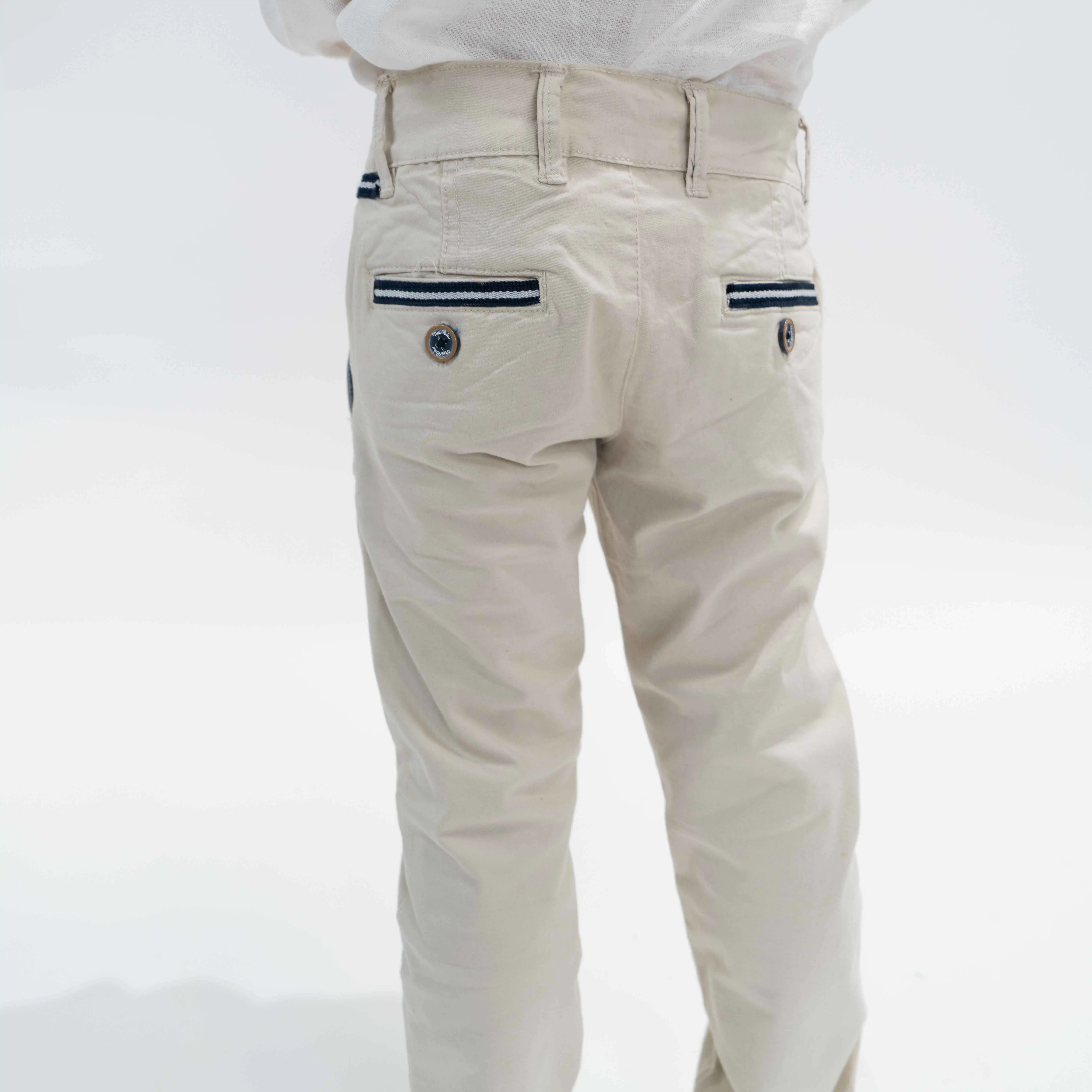 Boys Beige Pants