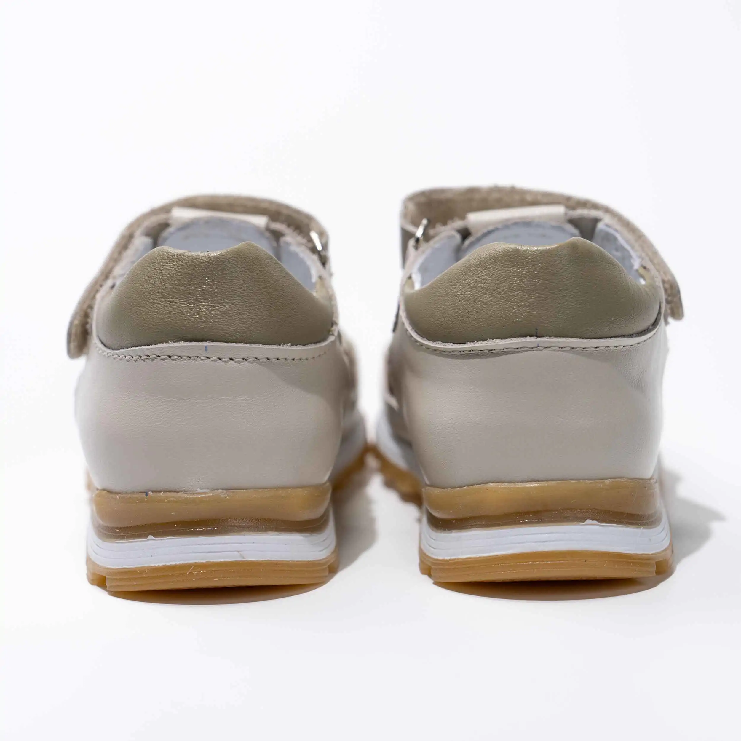 Ivory Leather Sandals