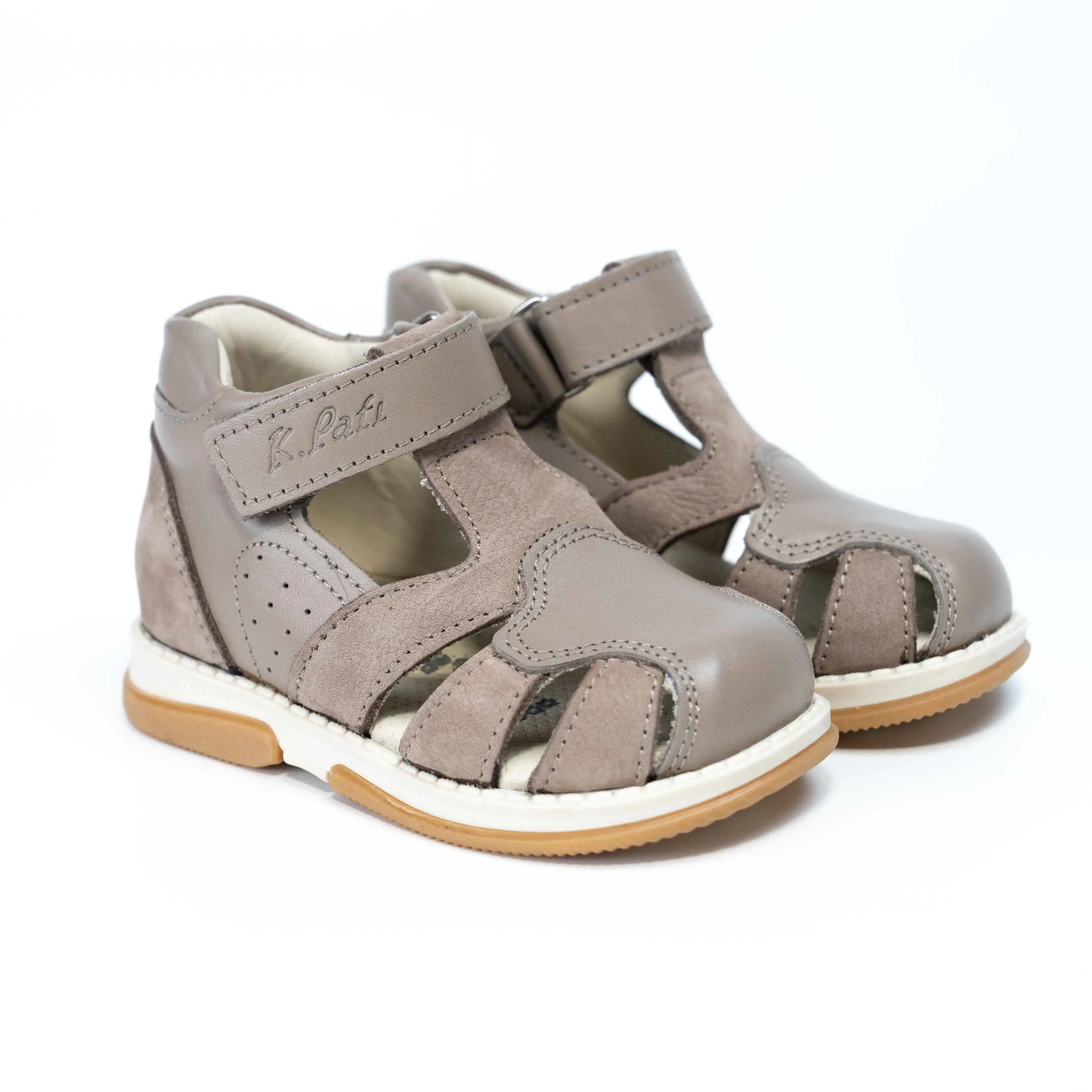 Leather Beige Sandals