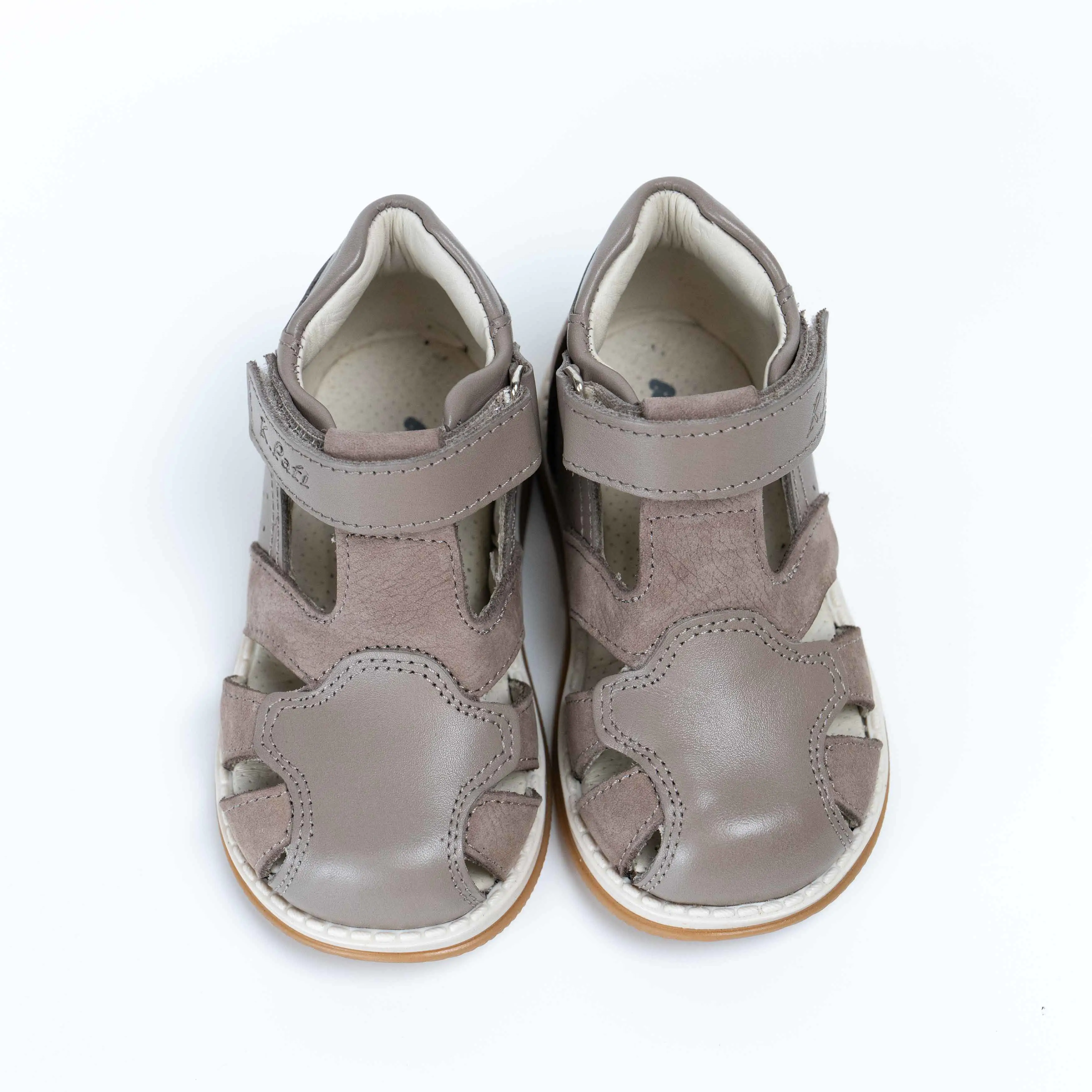Leather Beige Sandals