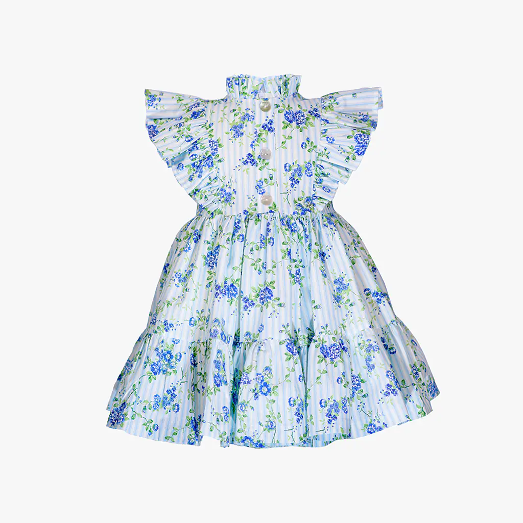 MERAKI - Cuadros Baby Dress  - Blue main image 1