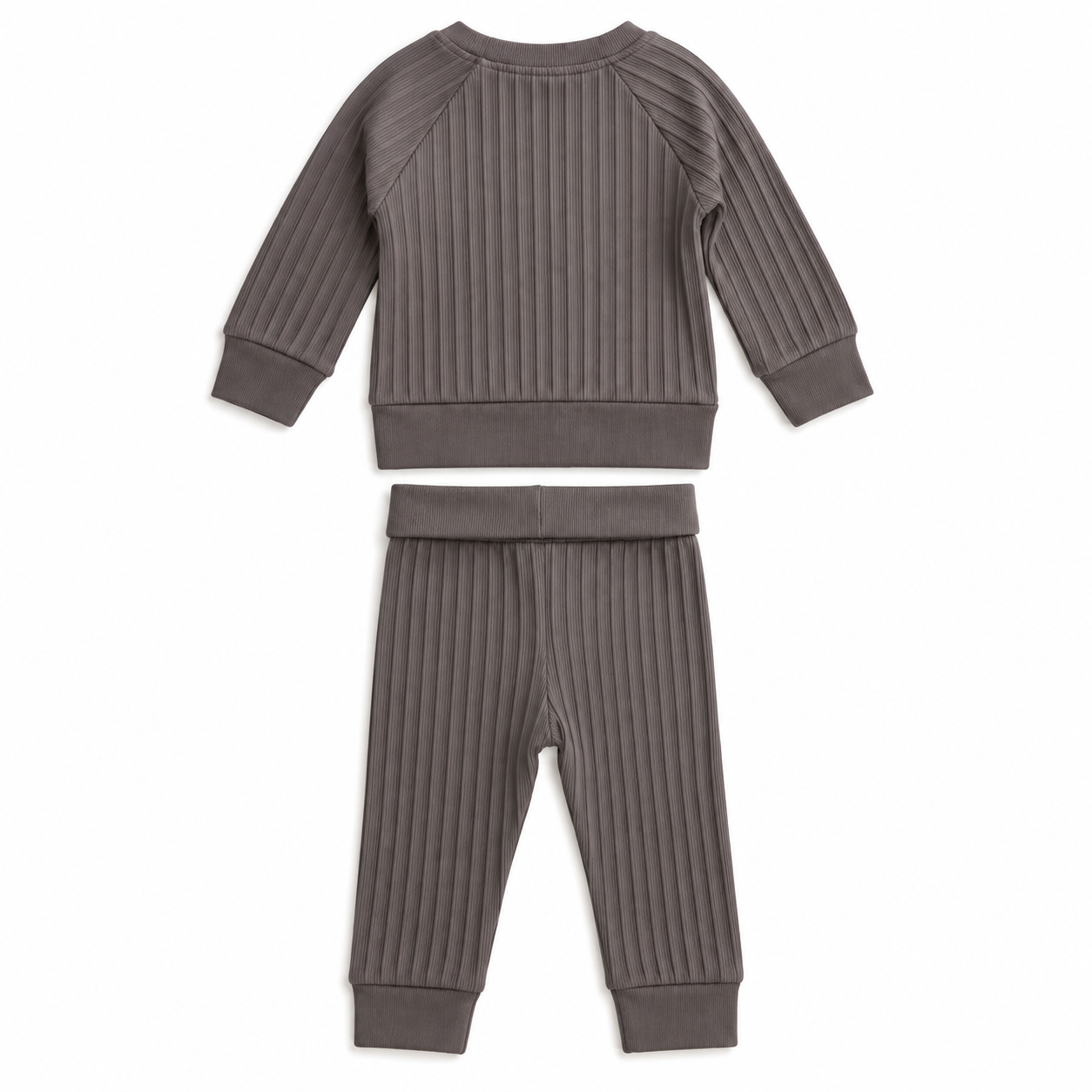 Baby Boy Ribbed Cotton Two-Piece Set