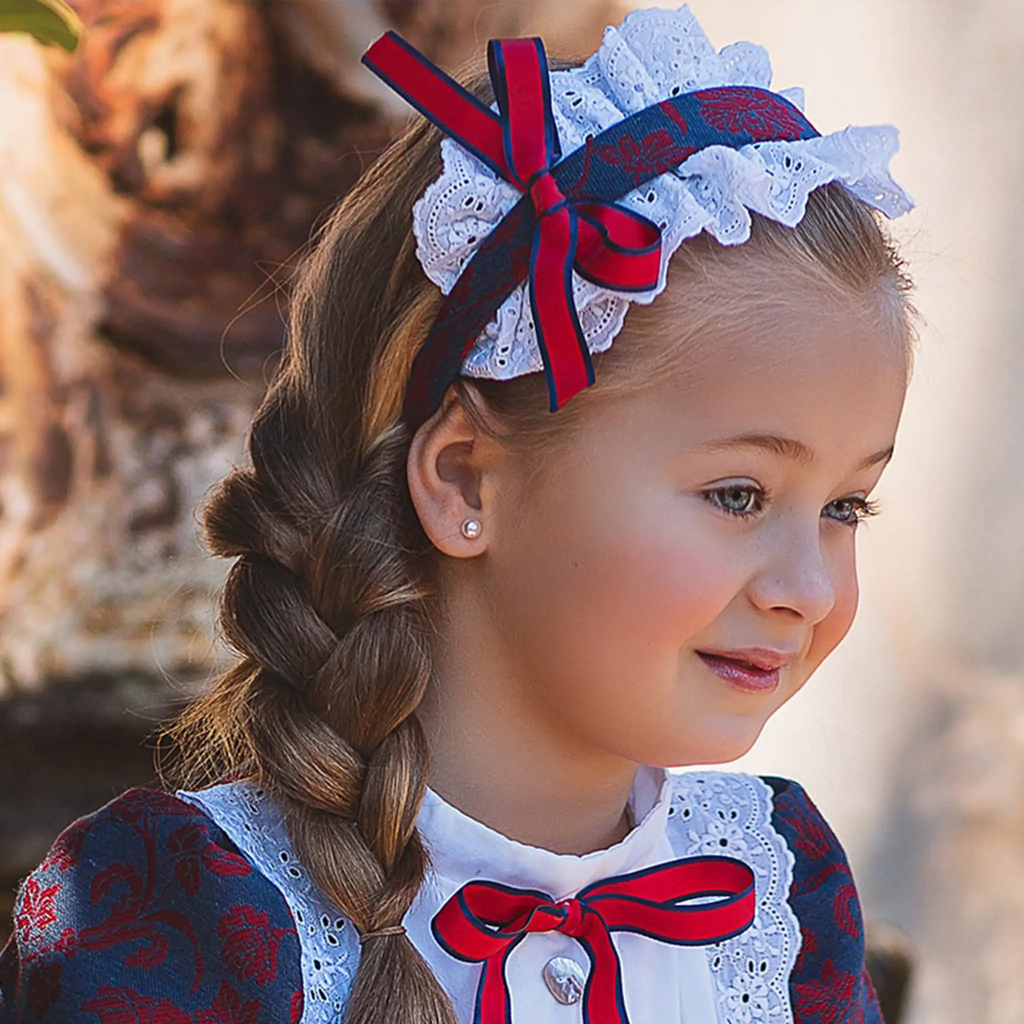 Matching Blue & Red Headband