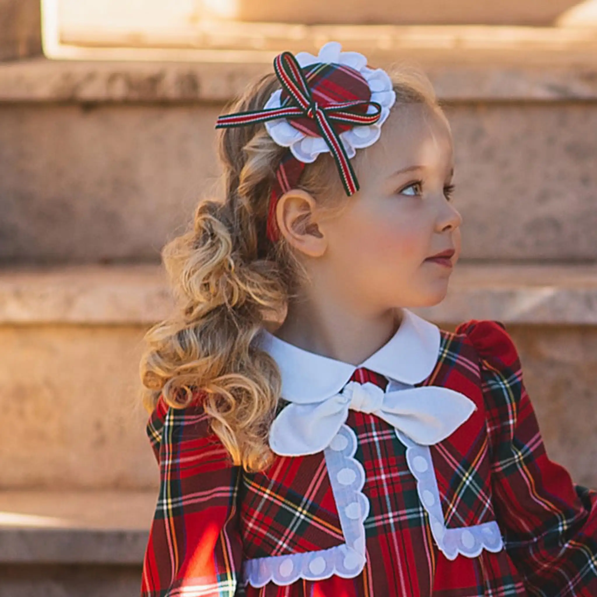 Matching Red Tartan Headband