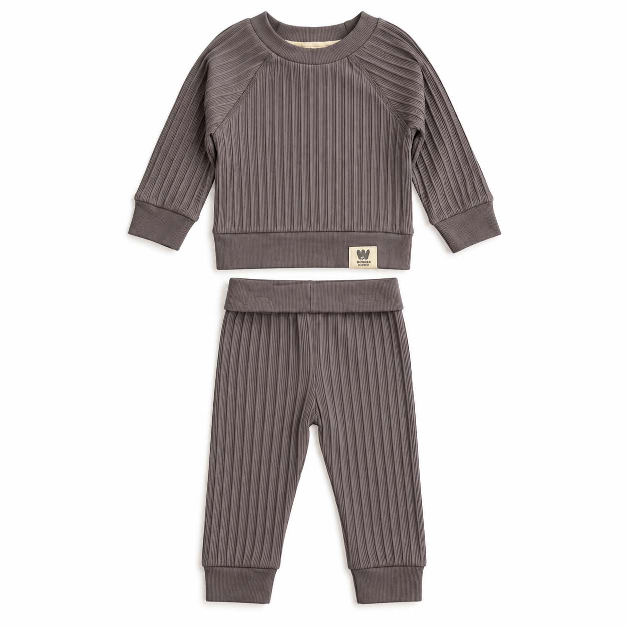 Baby Boy Ribbed Cotton Two-Piece Set